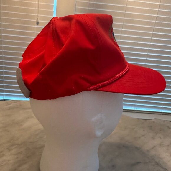 Vintage NEW RED Duck Head Cap/Hat Strapback Baseball Mallard One Size - Picture 9 of 16